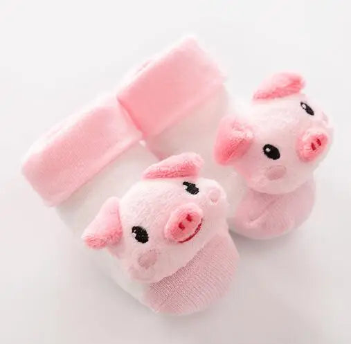 Meia Antiderrapante Plumi — Bichinhos de Inverno (0-18m)