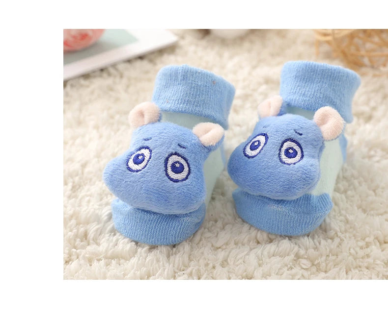 Meia Antiderrapante Plumi — Bichinhos de Inverno (0-18m)