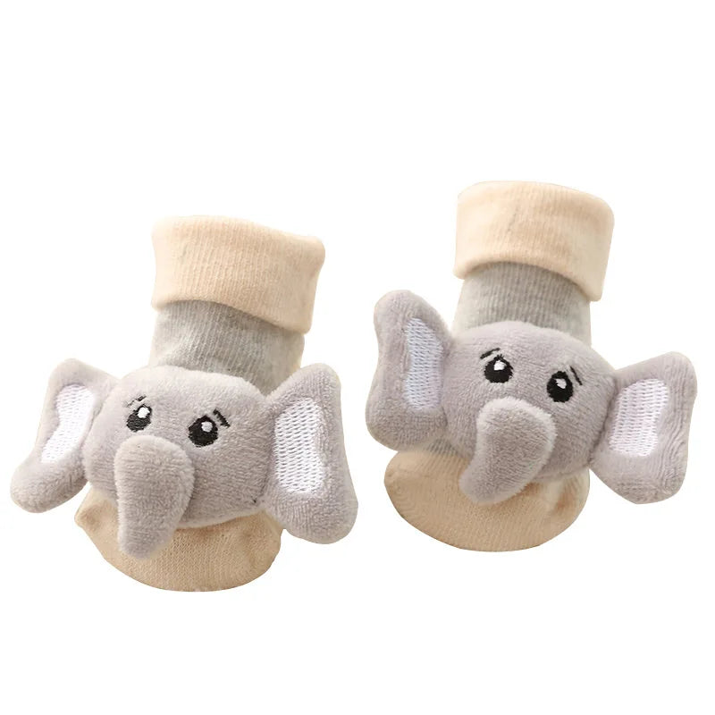 Meia Antiderrapante Plumi — Bichinhos de Inverno (0-18m)