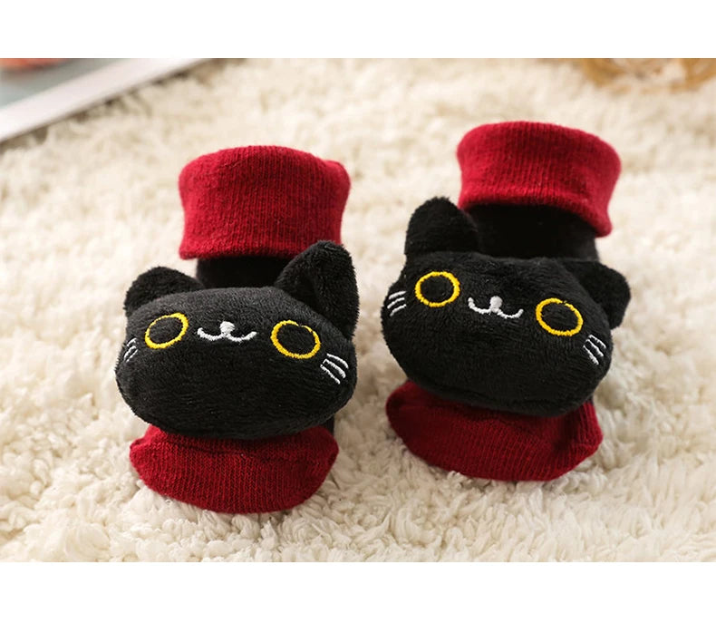 Meia Antiderrapante Plumi — Bichinhos de Inverno (0-18m)