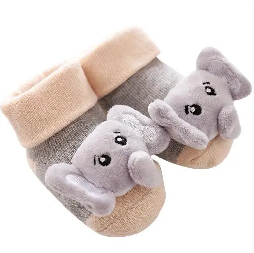 Meia Antiderrapante Plumi — Bichinhos de Inverno (0-18m)