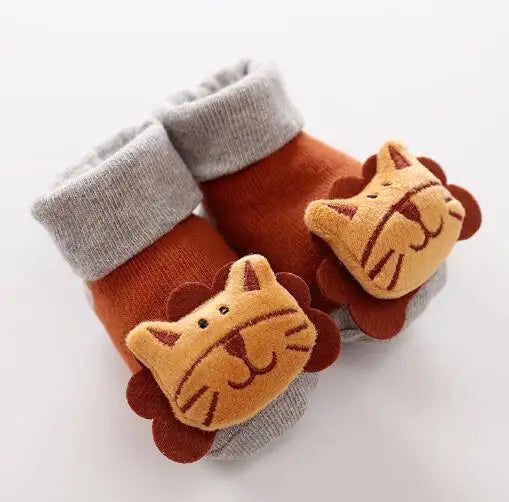 Meia Antiderrapante Plumi — Bichinhos de Inverno (0-18m)