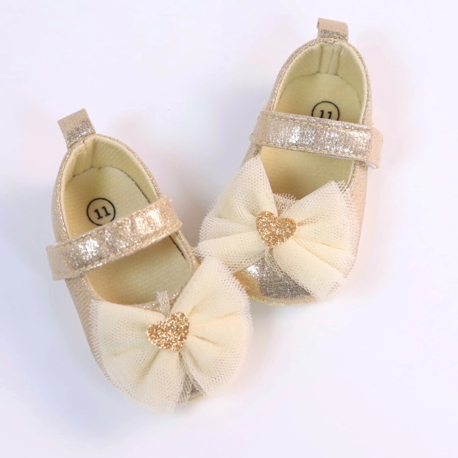 Sapatinho Princesa de Renda Plumi — Primeiros Passos (Antiderrapante)
