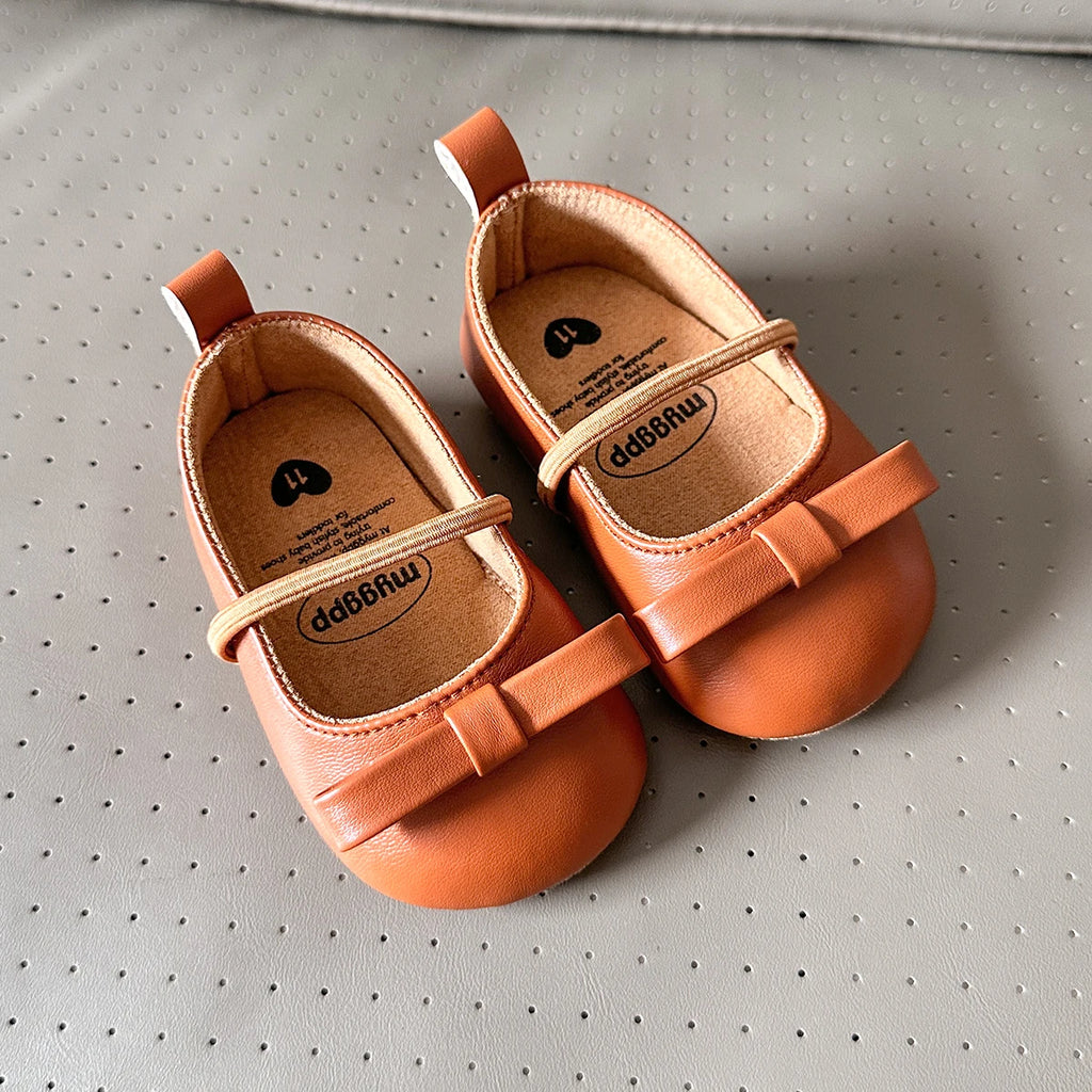 Sapato de Couro Plumi — Premium Antiderrapante (0-18 meses)