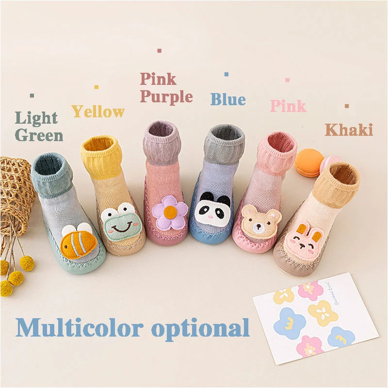 Meia-Pantufa Bichinhos Plumi — Inverno Antiderrapante (0-24m)