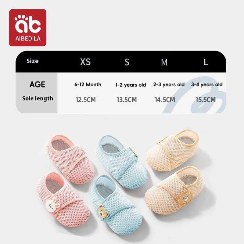 Tênis Indoor Plumi — Respirável de Verão (6m-4 anos)