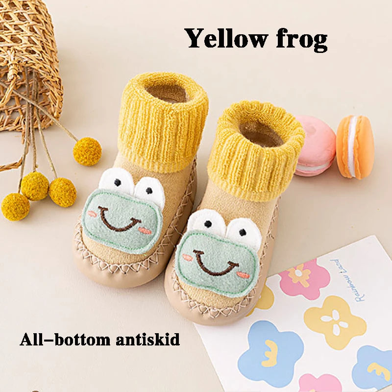 Meia-Pantufa Bichinhos Plumi — Inverno Antiderrapante (0-24m)