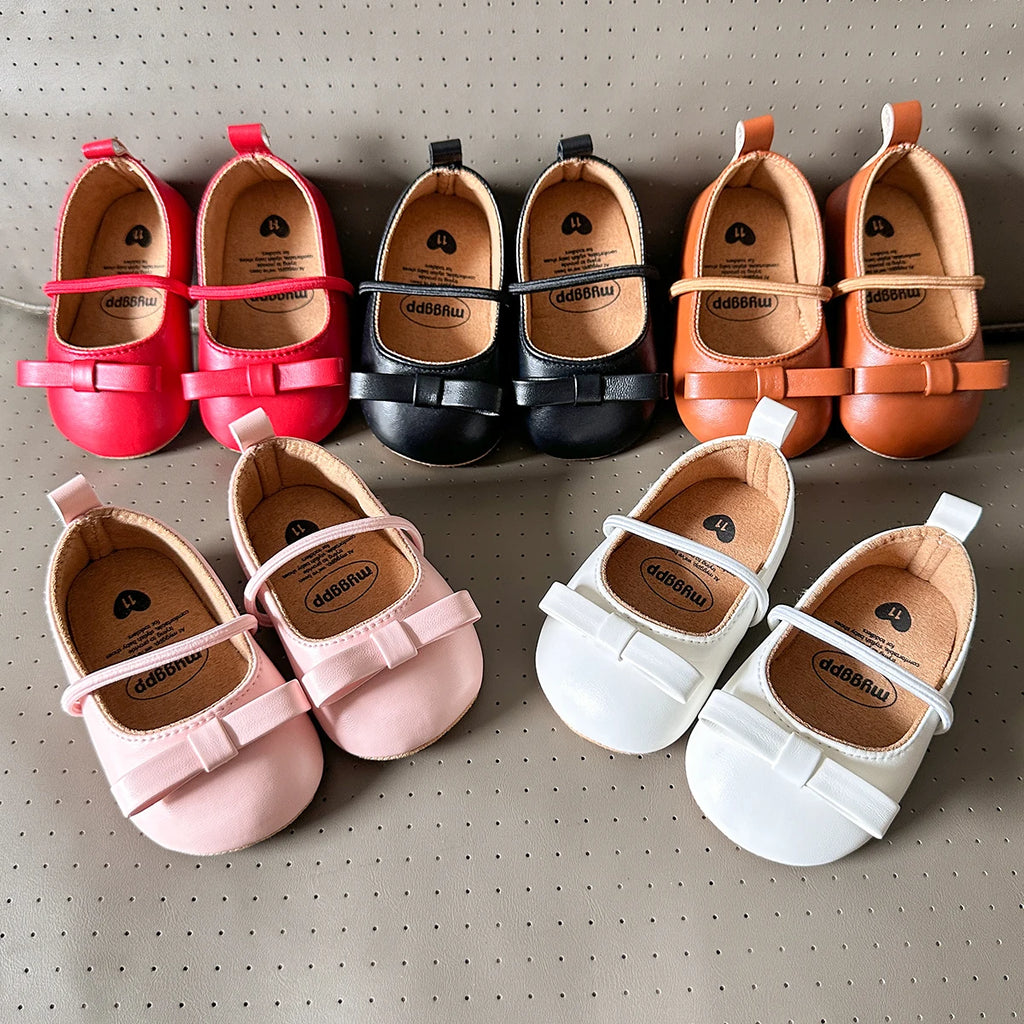 Sapato de Couro Plumi — Premium Antiderrapante (0-18 meses)
