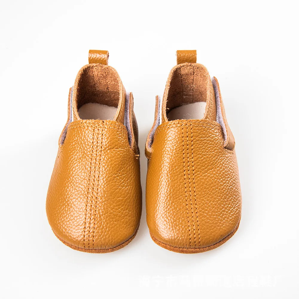 Mocassim de Couro Plumi — Pelúcia de Inverno (0-24m)