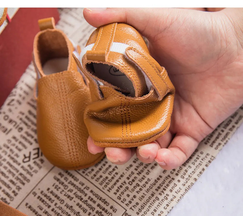 Mocassim de Couro Plumi — Pelúcia de Inverno (0-24m)