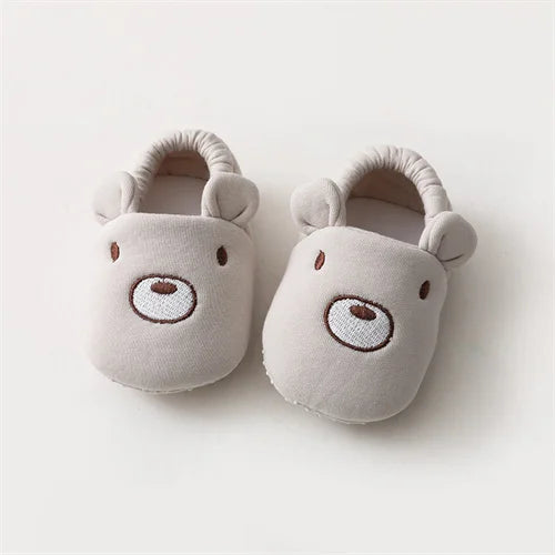 Tênis Sapatinho Bichinhos Plumi — Urso e Raposa (Solado Antiderrapante) 0-24m