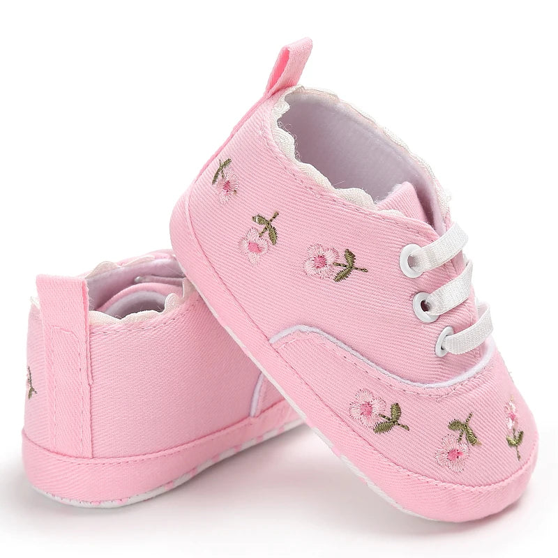 Tênis Princesa Plumi — Flores e Laço (0-18m)