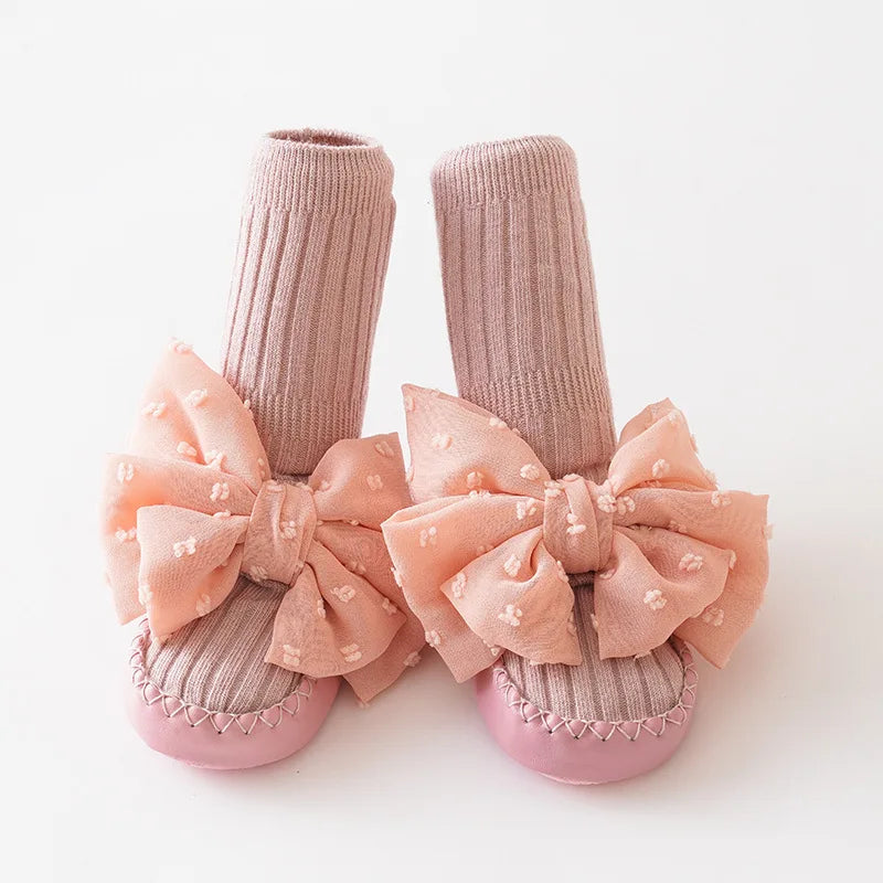 Meia-Sapatilha Princesa Plumi — Cano Longo com Laço