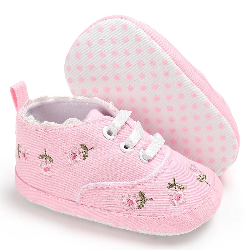Tênis Princesa Plumi — Flores e Laço (0-18m)