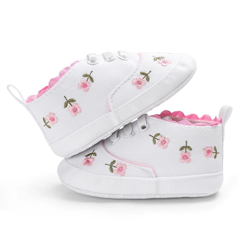 Tênis Princesa Plumi — Flores e Laço (0-18m)