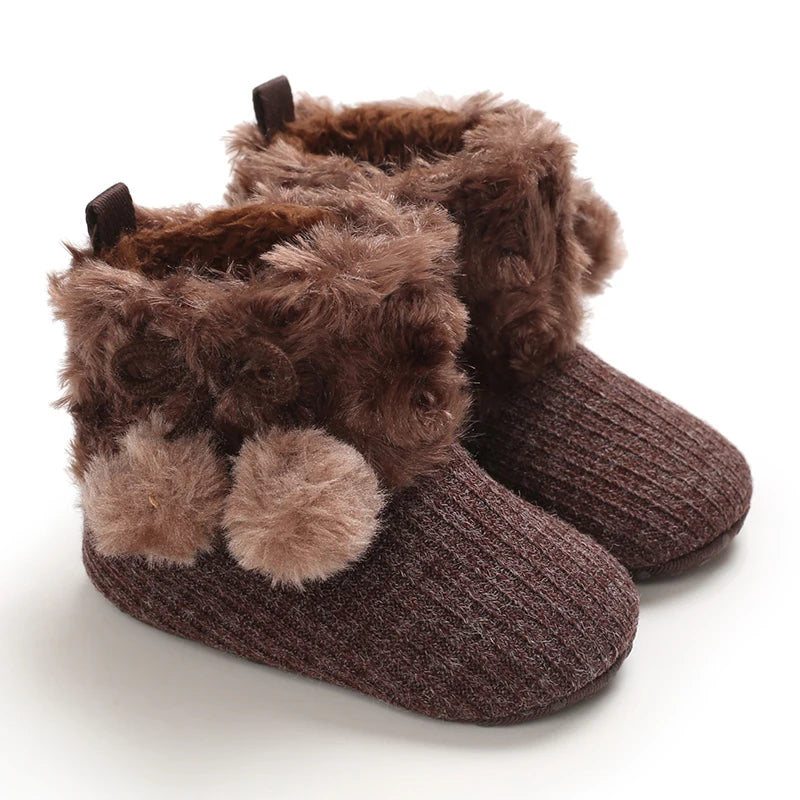 Botinha Quentinha Plumi — Inverno Antiderrapante (0-18m)