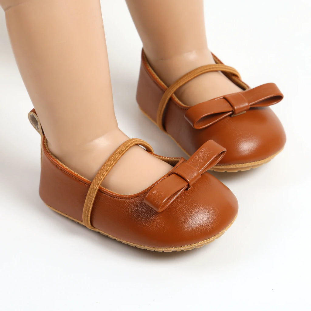 Sapato de Couro Plumi — Premium Antiderrapante (0-18 meses)