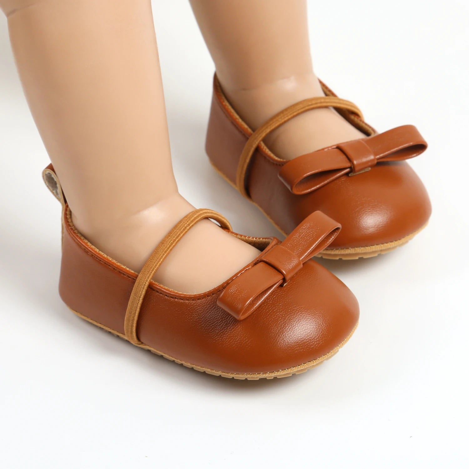 Sapato de Couro Plumi — Premium Antiderrapante (0-18 meses)