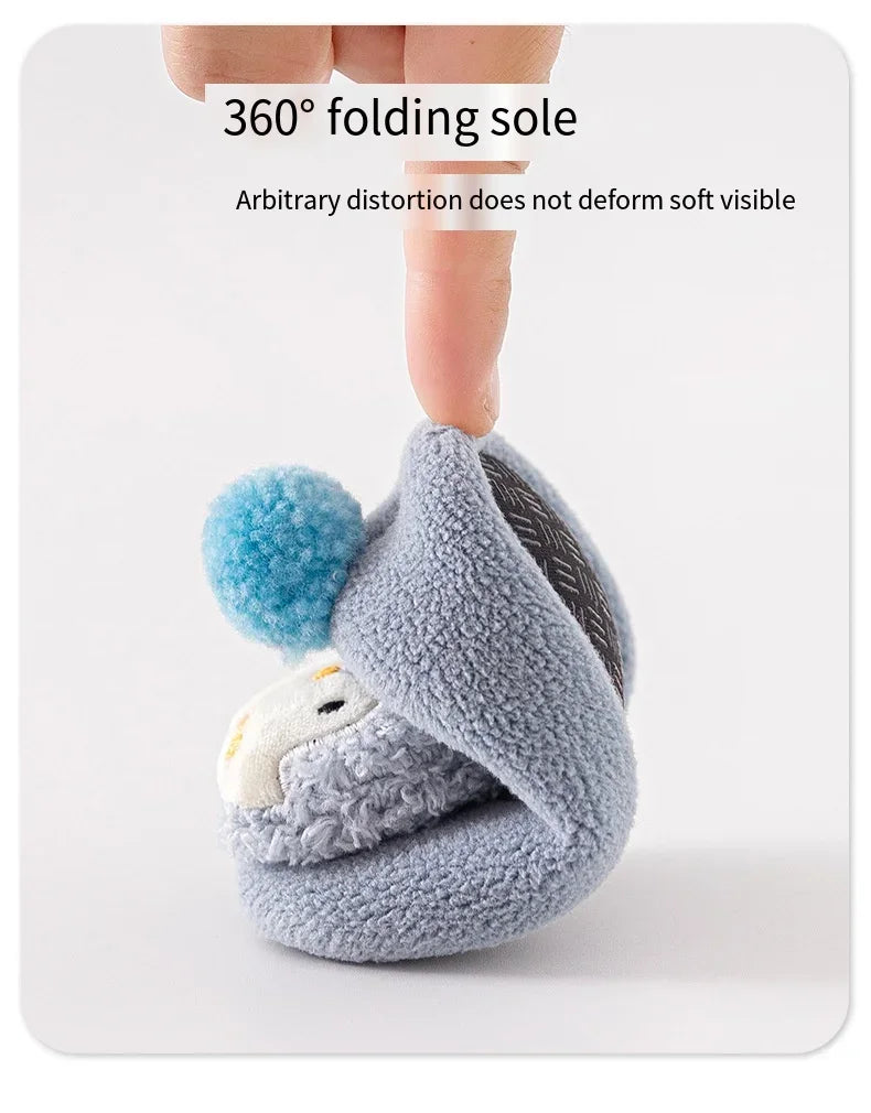 Pantufa de Tricô Plumi — Quentinha e Antiderrapante