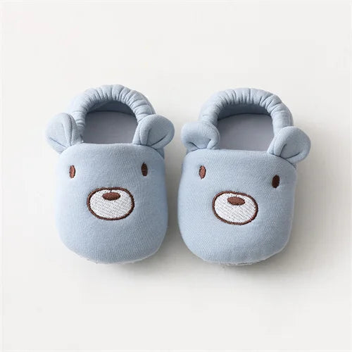 Tênis Sapatinho Bichinhos Plumi — Urso e Raposa (Solado Antiderrapante) 0-24m