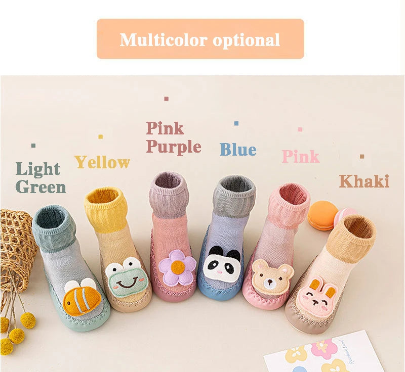 Meia-Pantufa Bichinhos Plumi — Inverno Antiderrapante (0-24m)