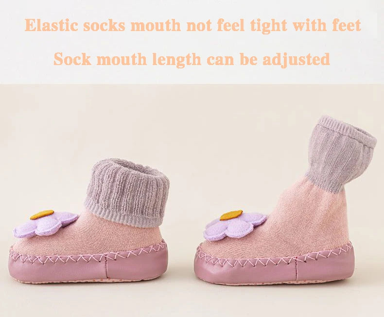 Meia-Pantufa Bichinhos Plumi — Inverno Antiderrapante (0-24m)