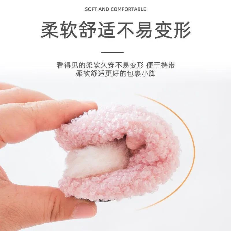 Pantufa Coelhinho Plumi — Quentinha Antiderrapante