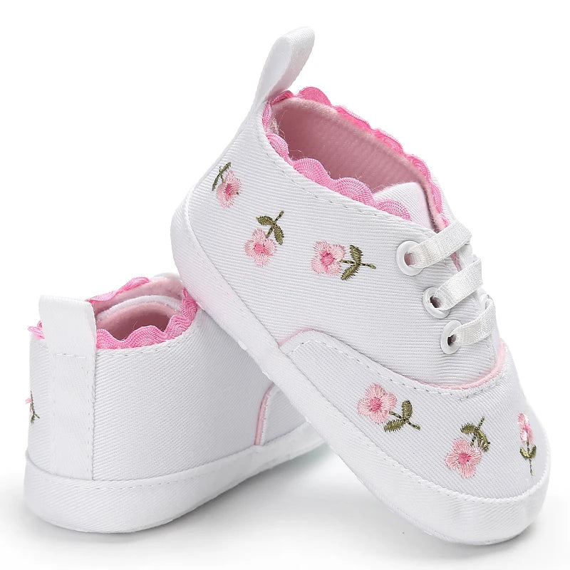 Tênis Princesa Plumi — Flores e Laço (0-18m)