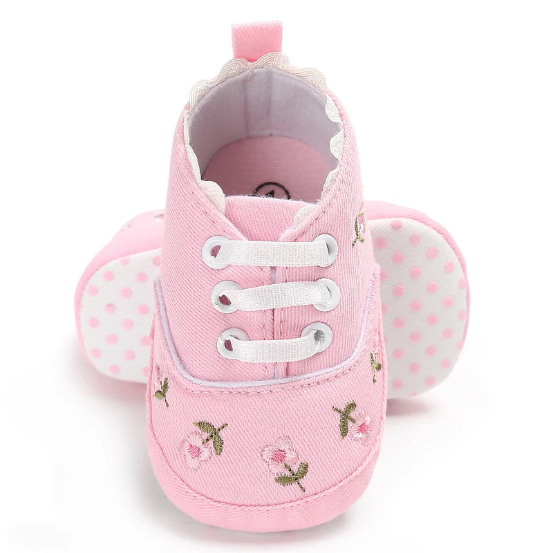 Tênis Princesa Plumi — Flores e Laço (0-18m)