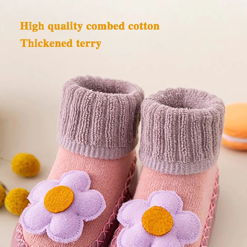 Meia-Pantufa Bichinhos Plumi — Inverno Antiderrapante (0-24m)