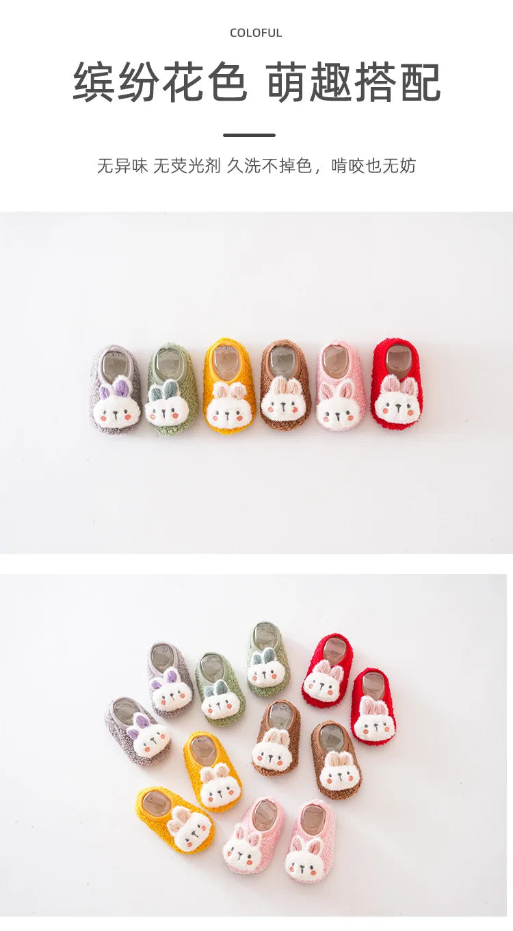 Pantufa Coelhinho Plumi — Quentinha Antiderrapante