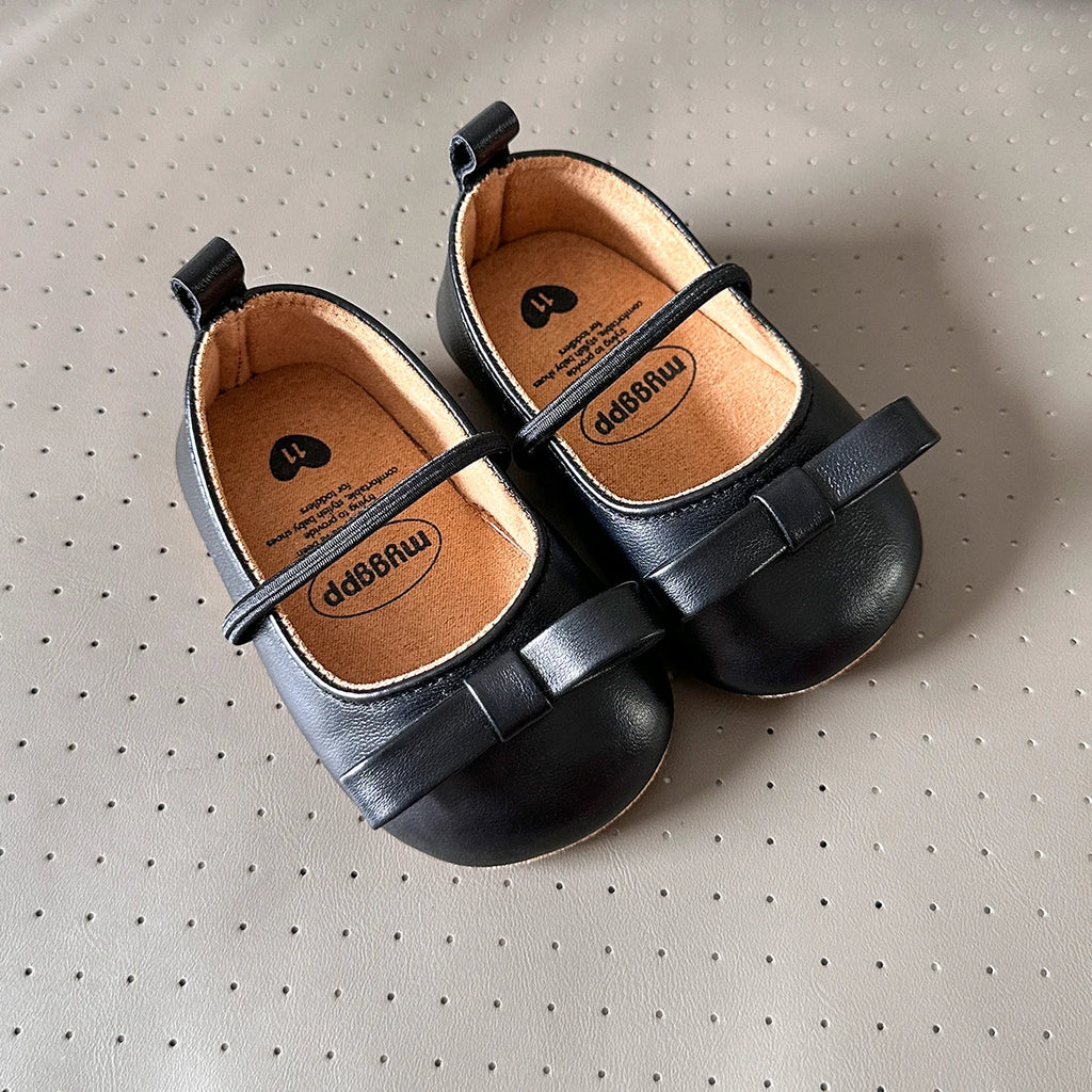 Sapato de Couro Plumi — Premium Antiderrapante (0-18 meses)