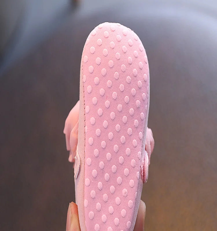 Sapatilha Princesa de Renda Plumi — Batizado e Festa (0-18 meses)