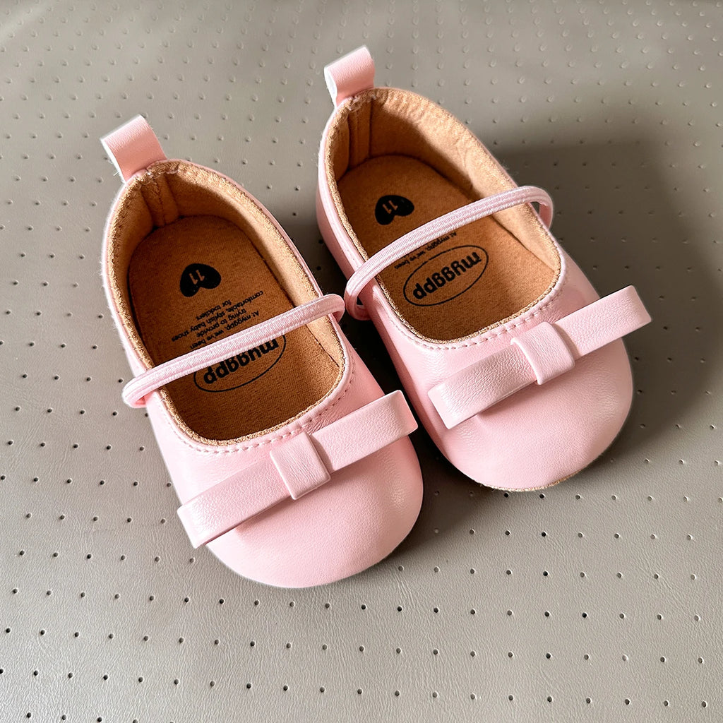 Sapato de Couro Plumi — Premium Antiderrapante (0-18 meses)