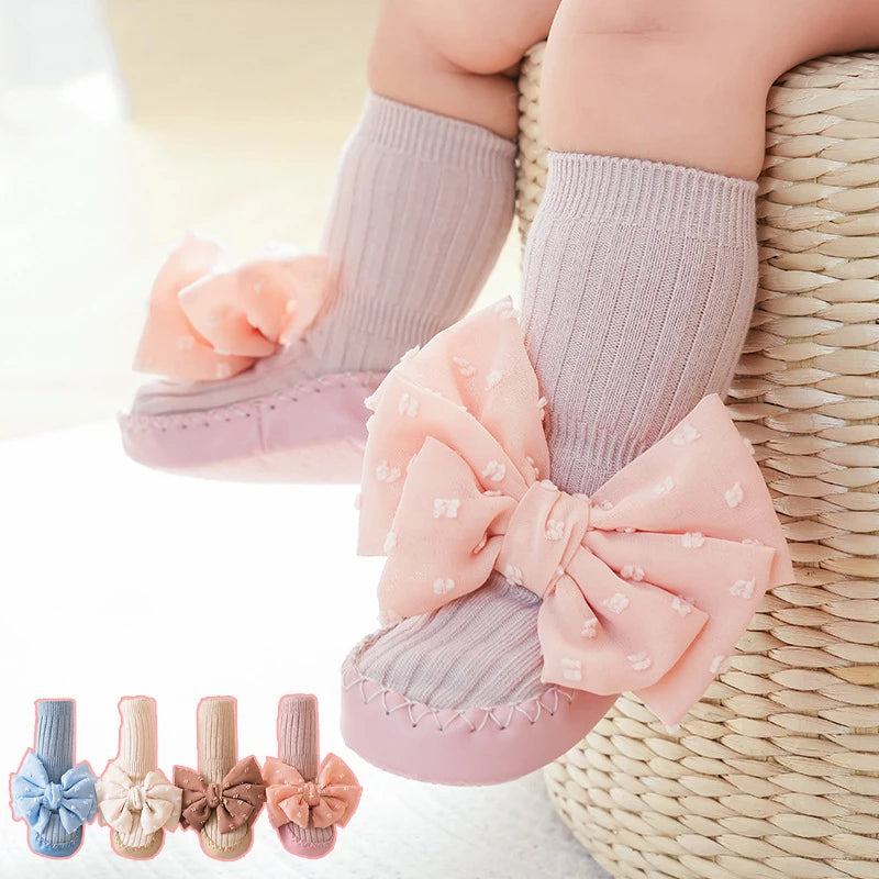 Meia-Sapatilha Princesa Plumi — Cano Longo com Laço
