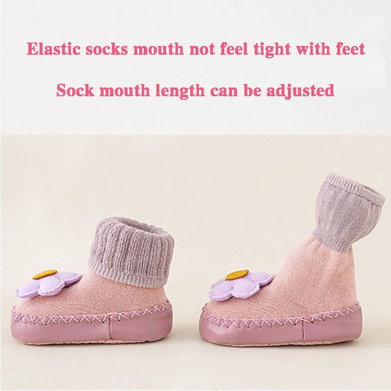 Meia-Pantufa Bichinhos Plumi — Inverno Antiderrapante (0-24m)