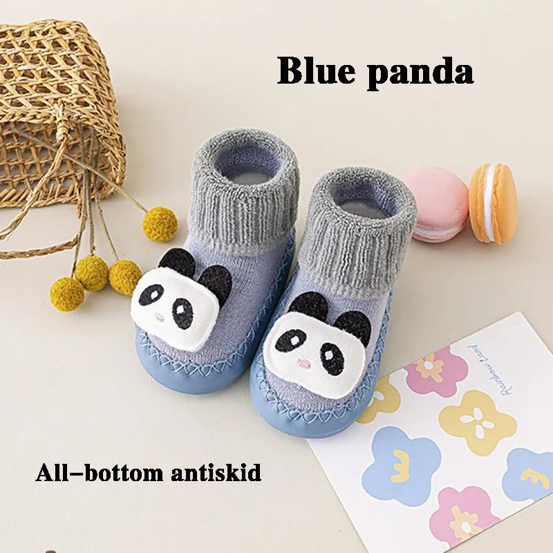 Meia-Pantufa Bichinhos Plumi — Inverno Antiderrapante (0-24m)