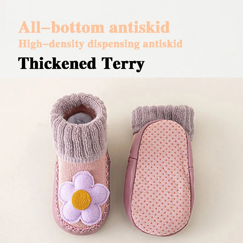 Meia-Pantufa Bichinhos Plumi — Inverno Antiderrapante (0-24m)