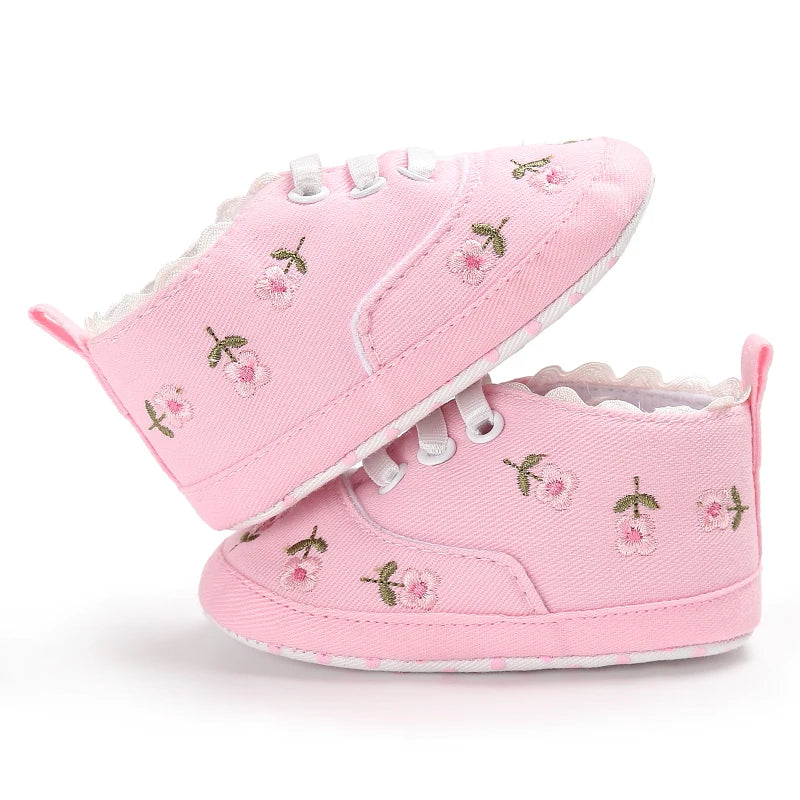 Tênis Princesa Plumi — Flores e Laço (0-18m)
