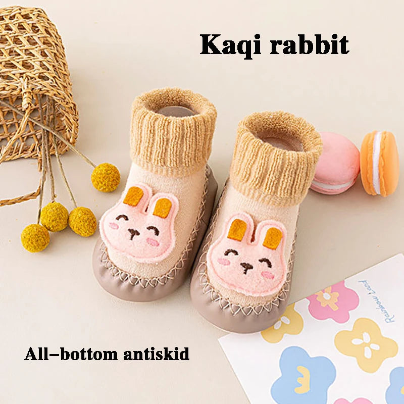 Meia-Pantufa Bichinhos Plumi — Inverno Antiderrapante (0-24m)
