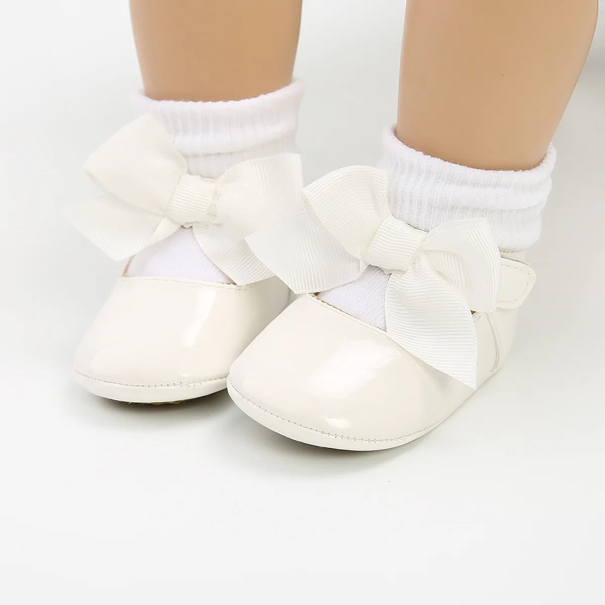 Sapatilha de Balé Plumi — Laço Antiderrapante (0-18m)