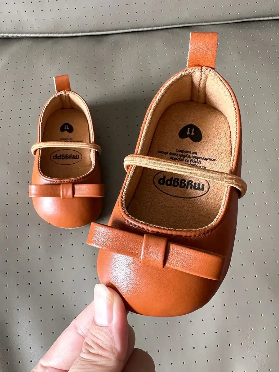 Sapato de Couro Plumi — Premium Antiderrapante (0-18 meses)
