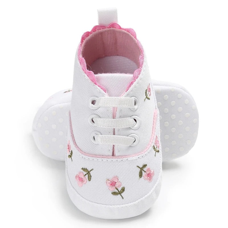 Tênis Princesa Plumi — Flores e Laço (0-18m)