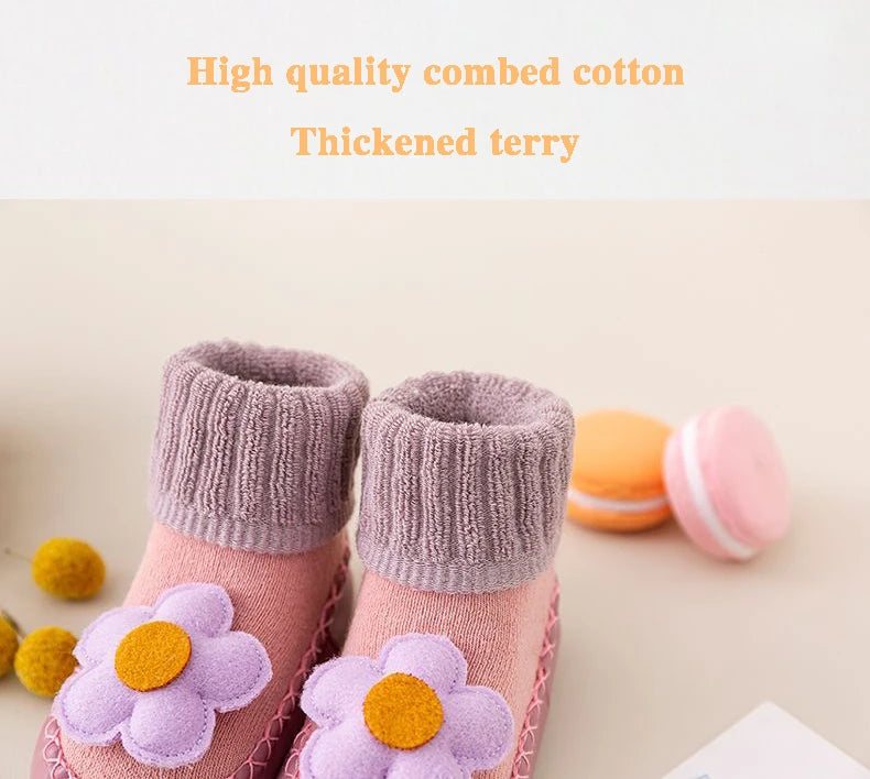 Meia-Pantufa Bichinhos Plumi — Inverno Antiderrapante (0-24m)