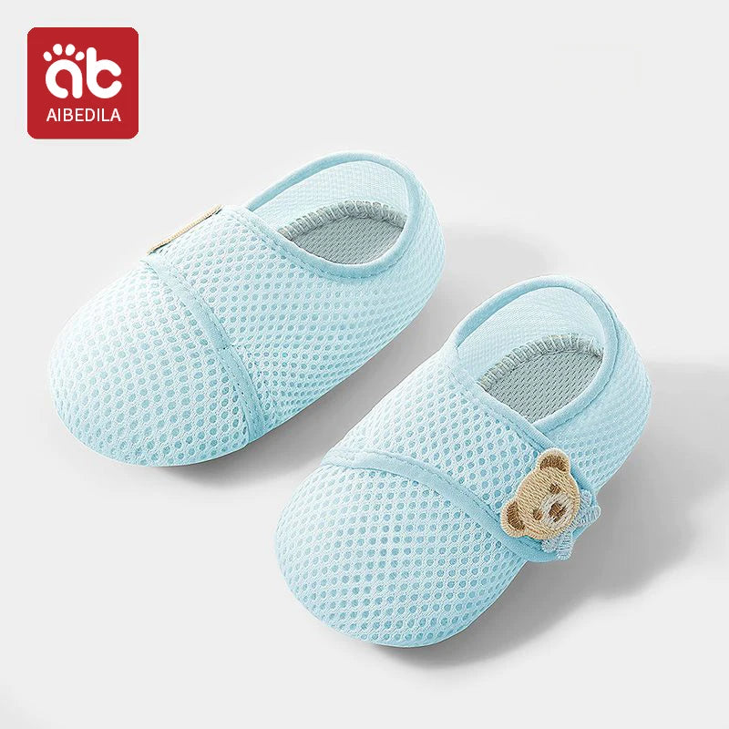 Tênis Indoor Plumi — Respirável de Verão (6m-4 anos)
